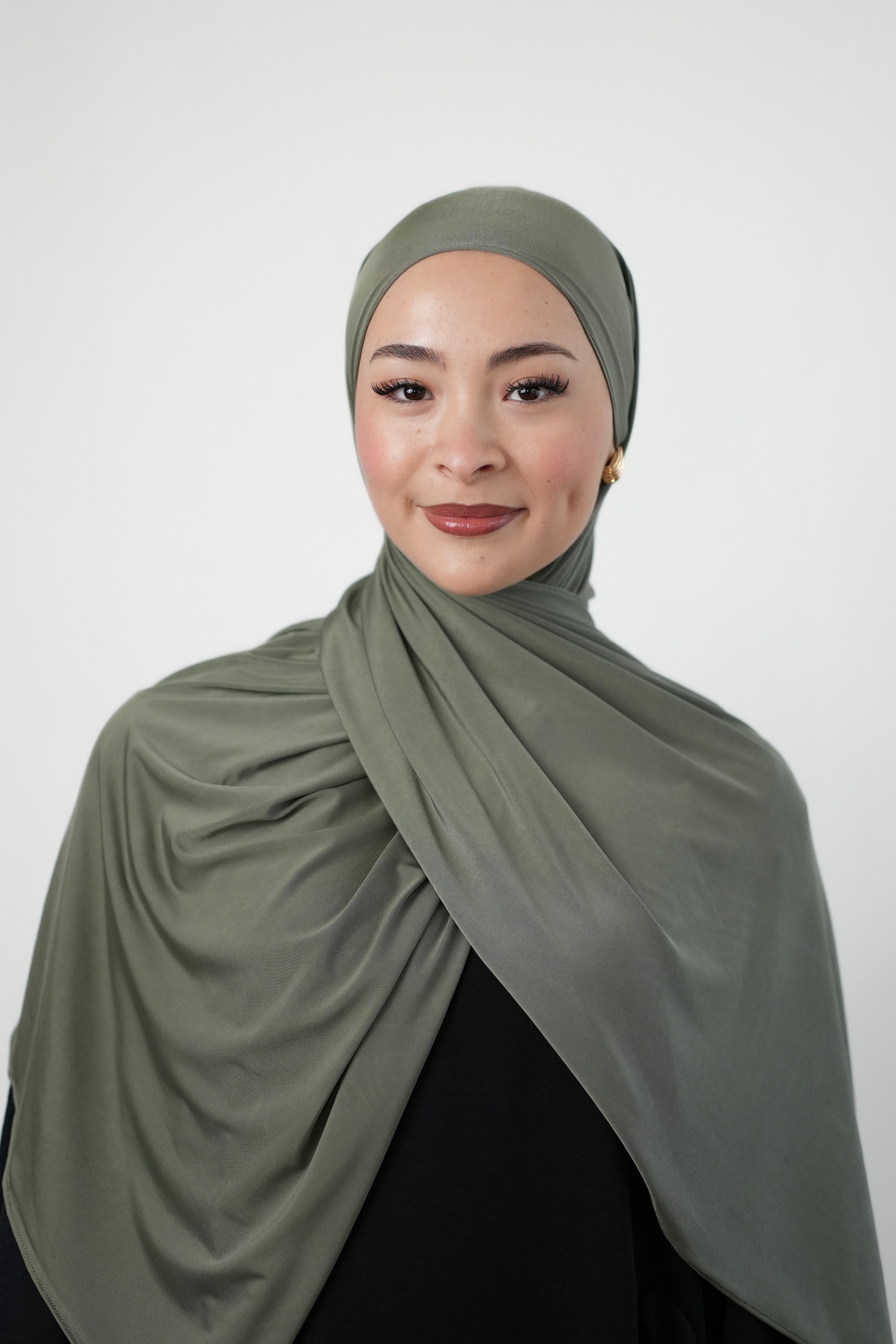 SILKY PREMIUM JERSEY OLIVE