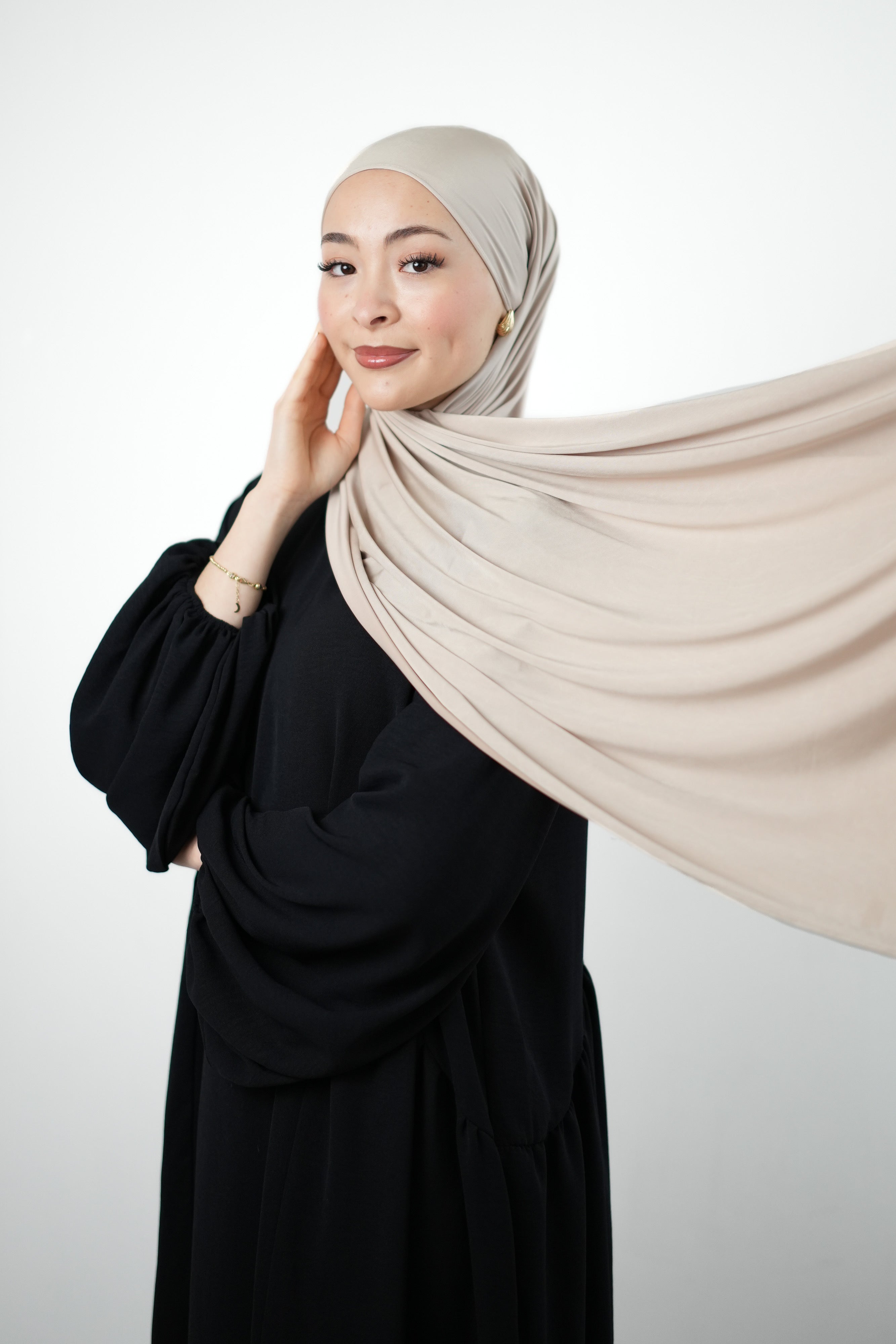 SILKY PREMIUM JERSEY BEIGE