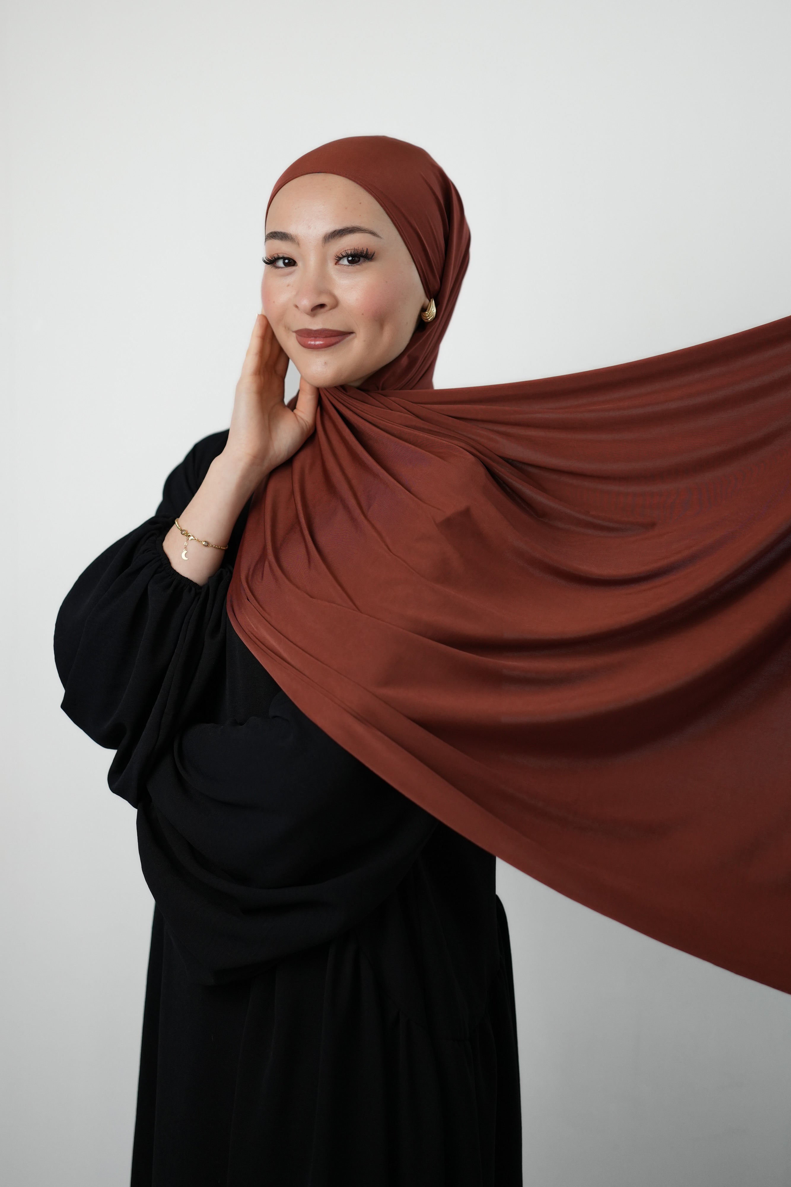 SILKY PREMIUM JERSEY TERRAKOTTA