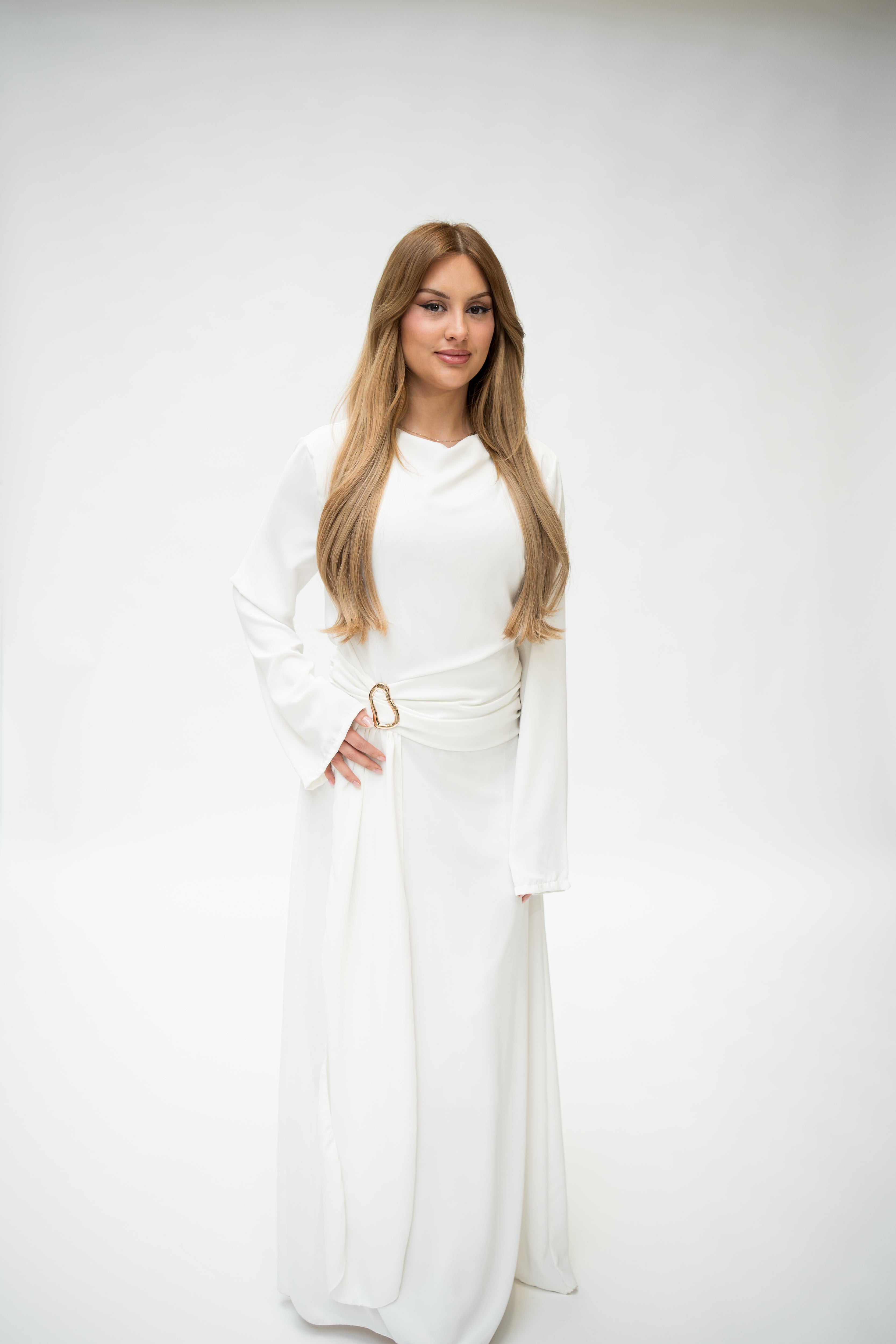 Royal Drape Abendkleid