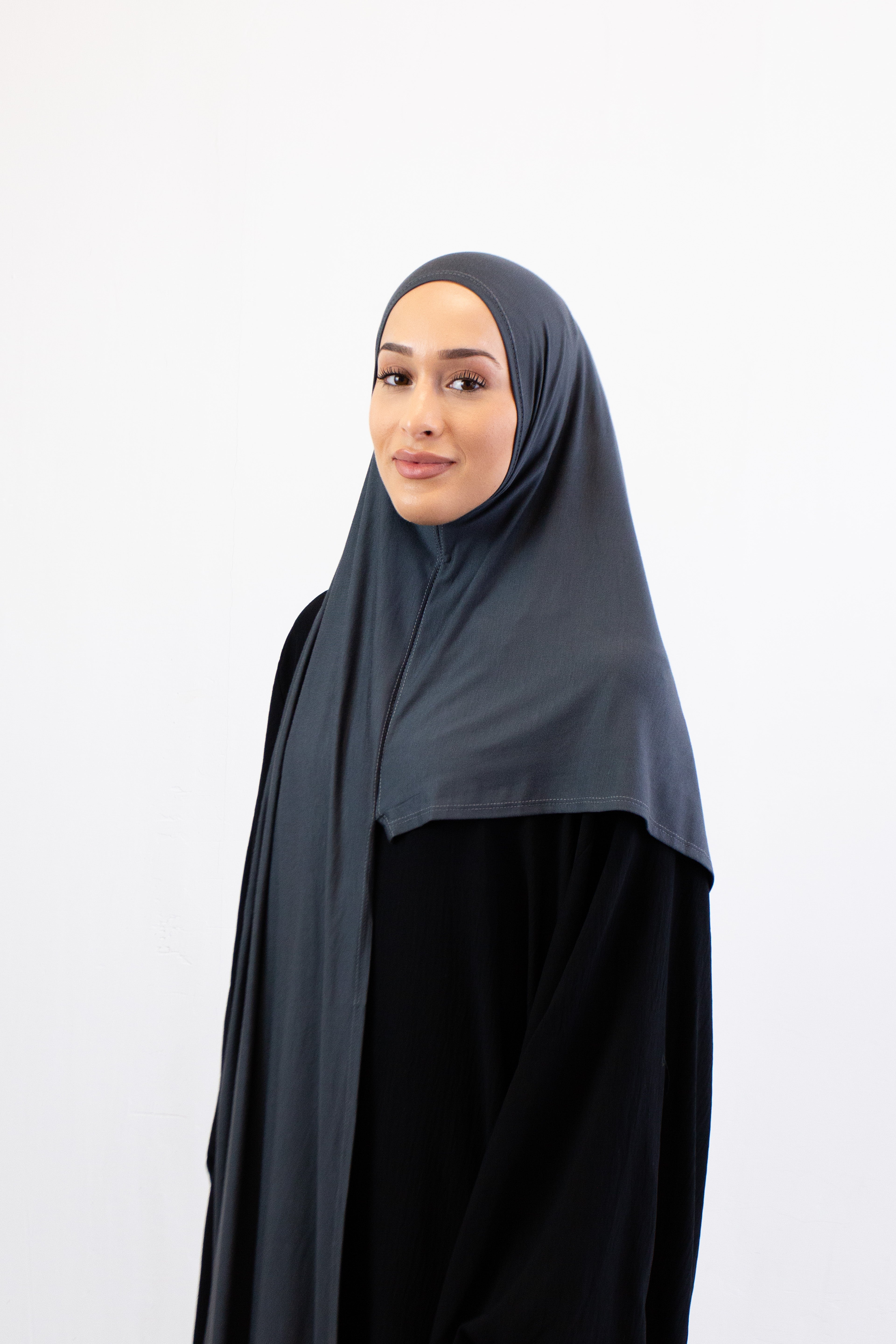EASY PREMIUM JERSEY HIJAB ANTHRACITE