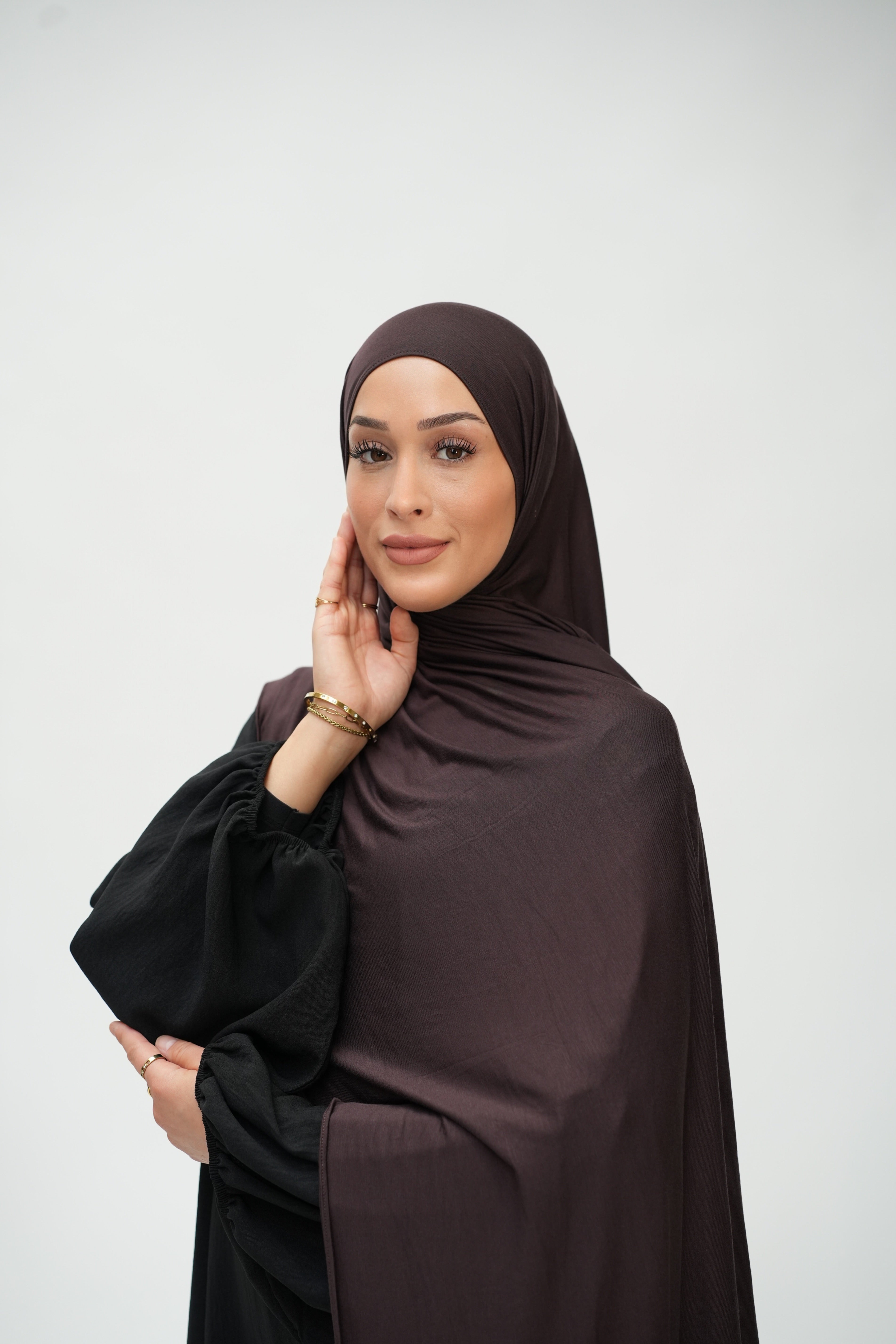 PREMIUM JERSEY DARK BROWN