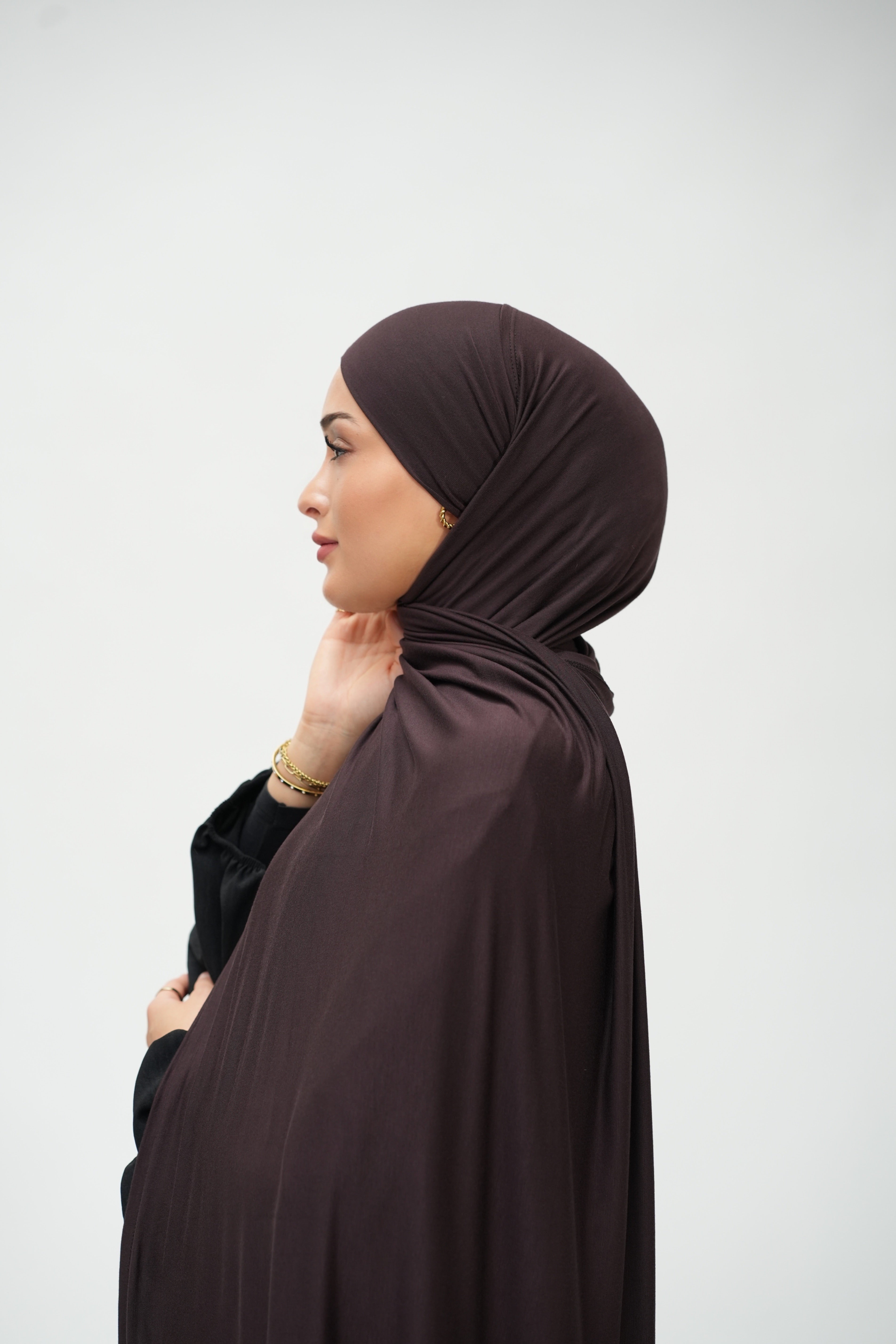DAILY PREMIUM JERSEY DARK BROWN
