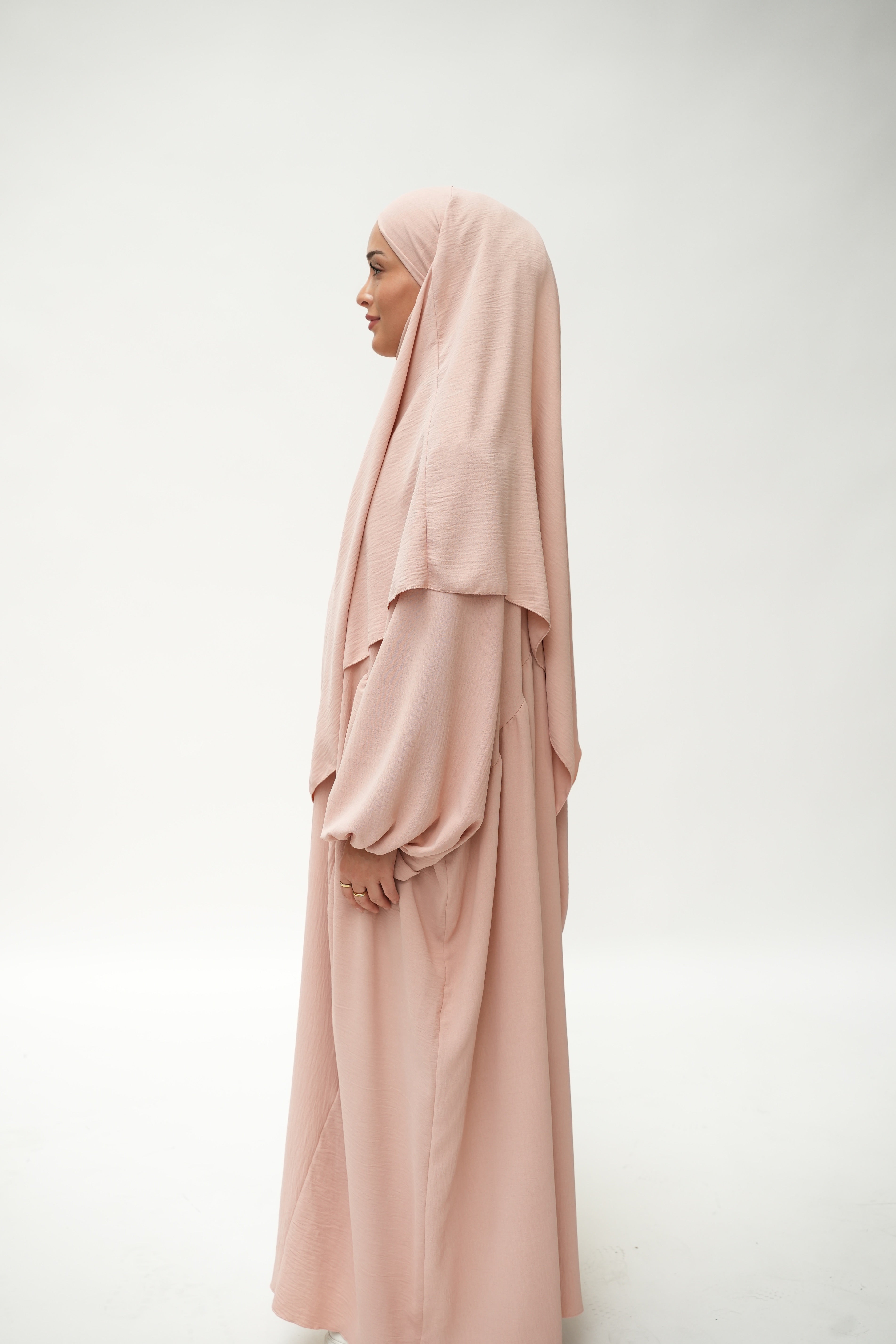 ABAYA KHIMAR SET - ROSE