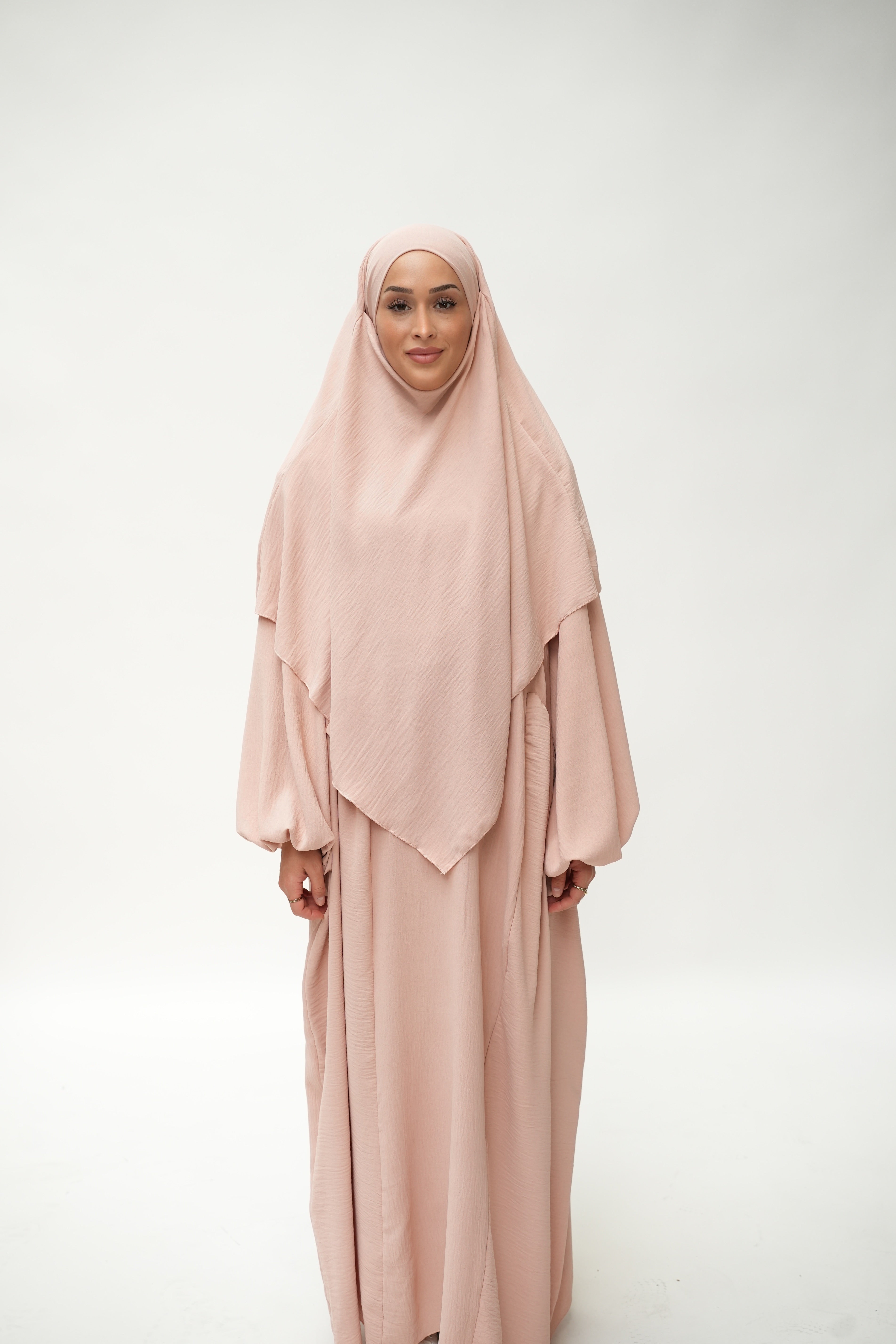 ABAYA KHIMAR SET - ROSE
