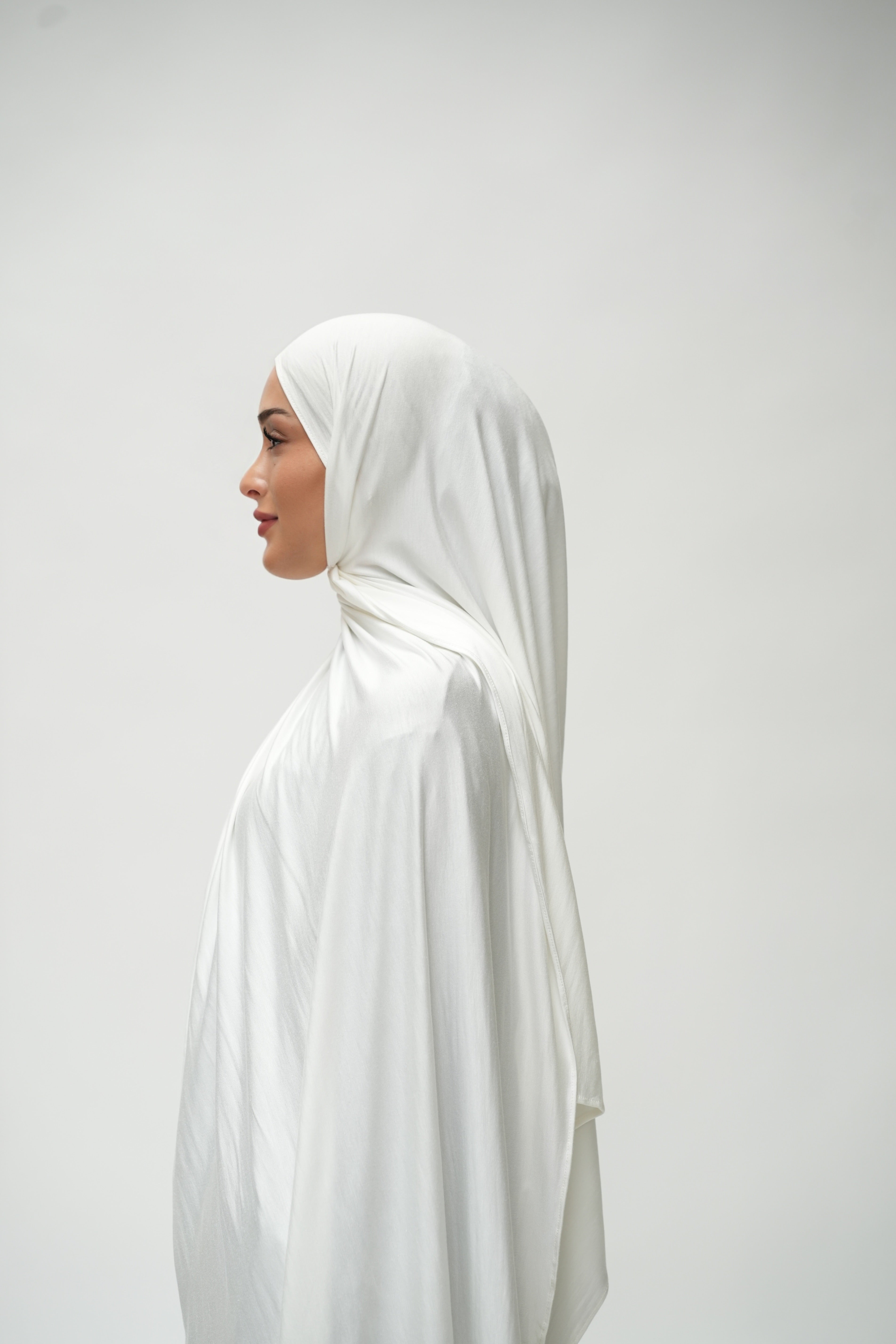 PREMIUM JERSEY HIJAB PURE WHITE