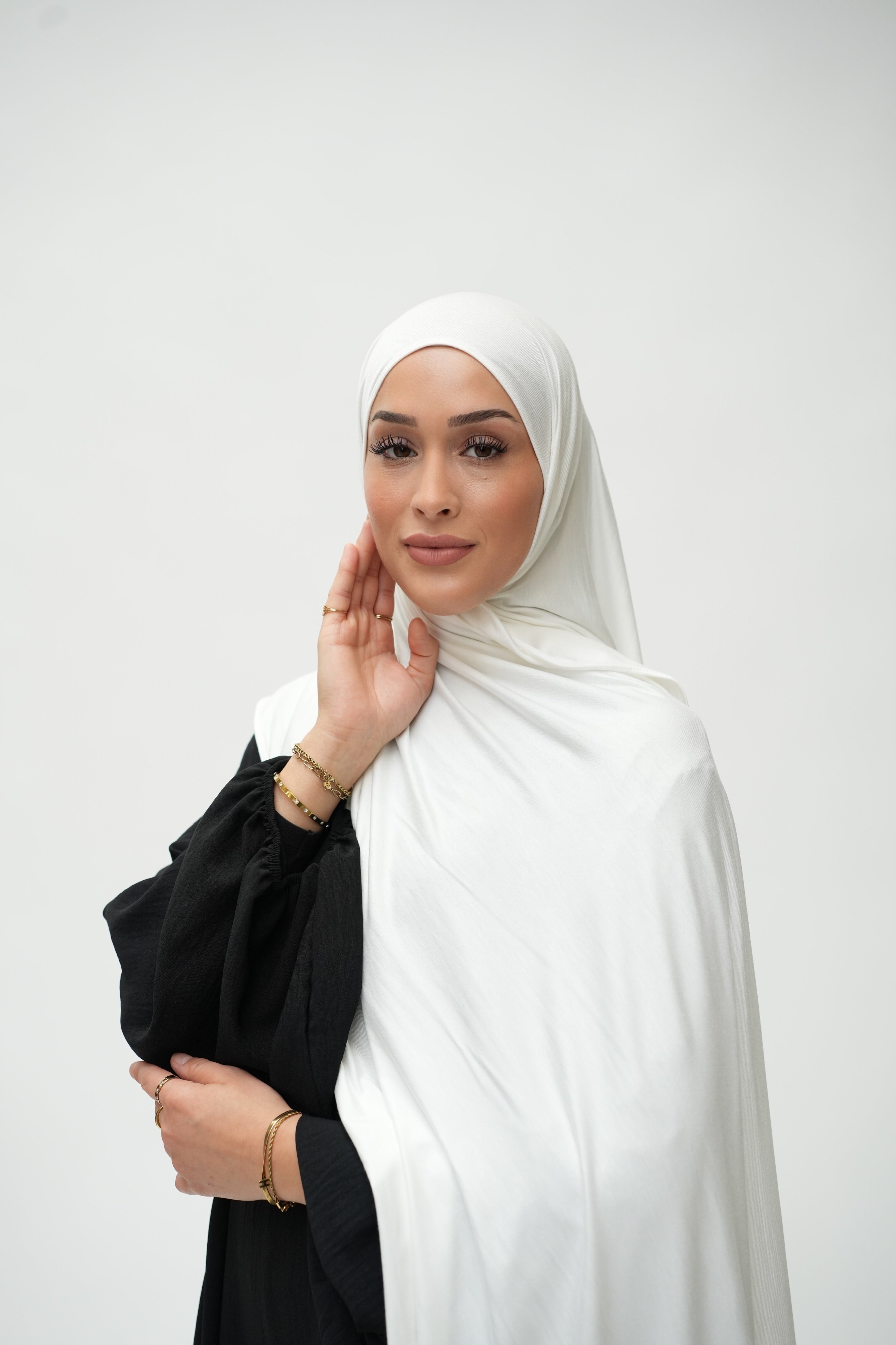 PREMIUM JERSEY HIJAB PURE WHITE