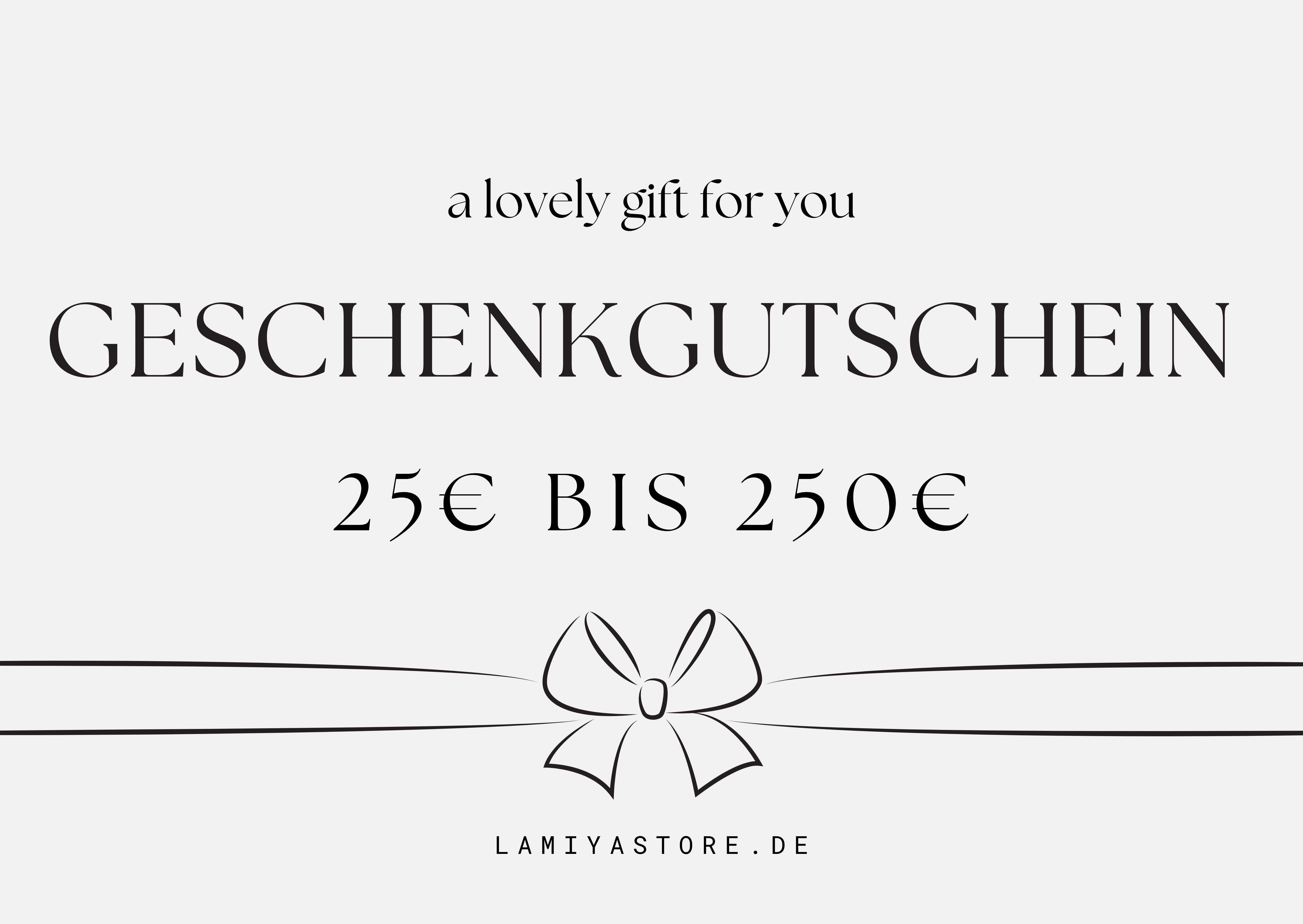 E-GESCHENKGUTSCHEIN