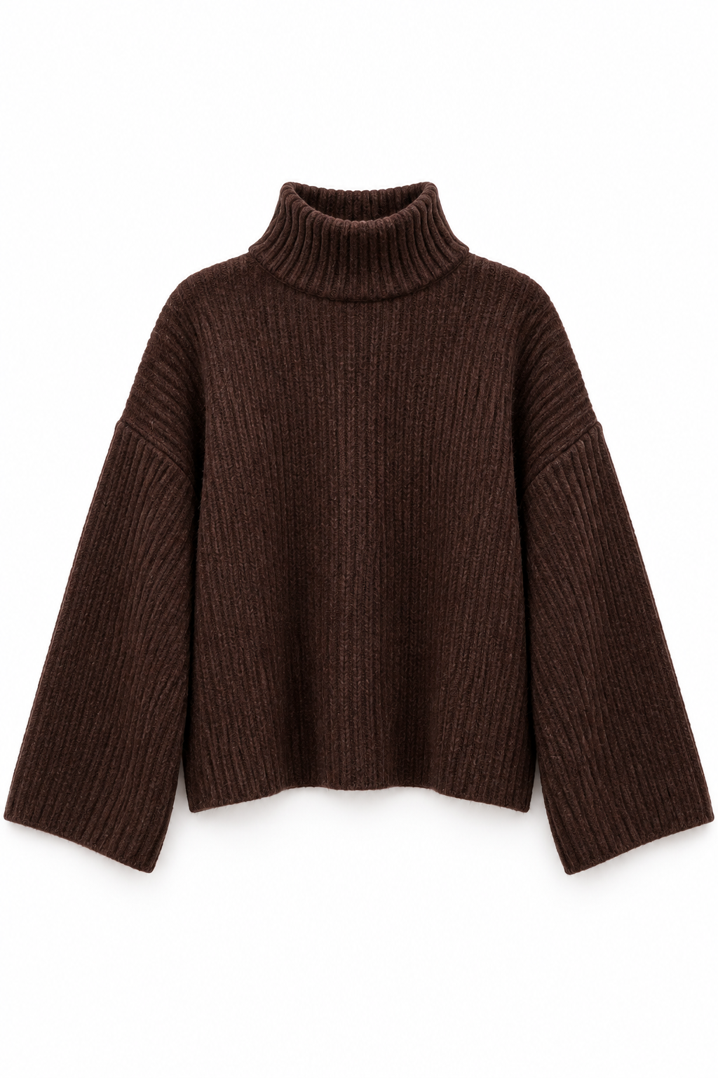 Strickpullover mit Rollkragen