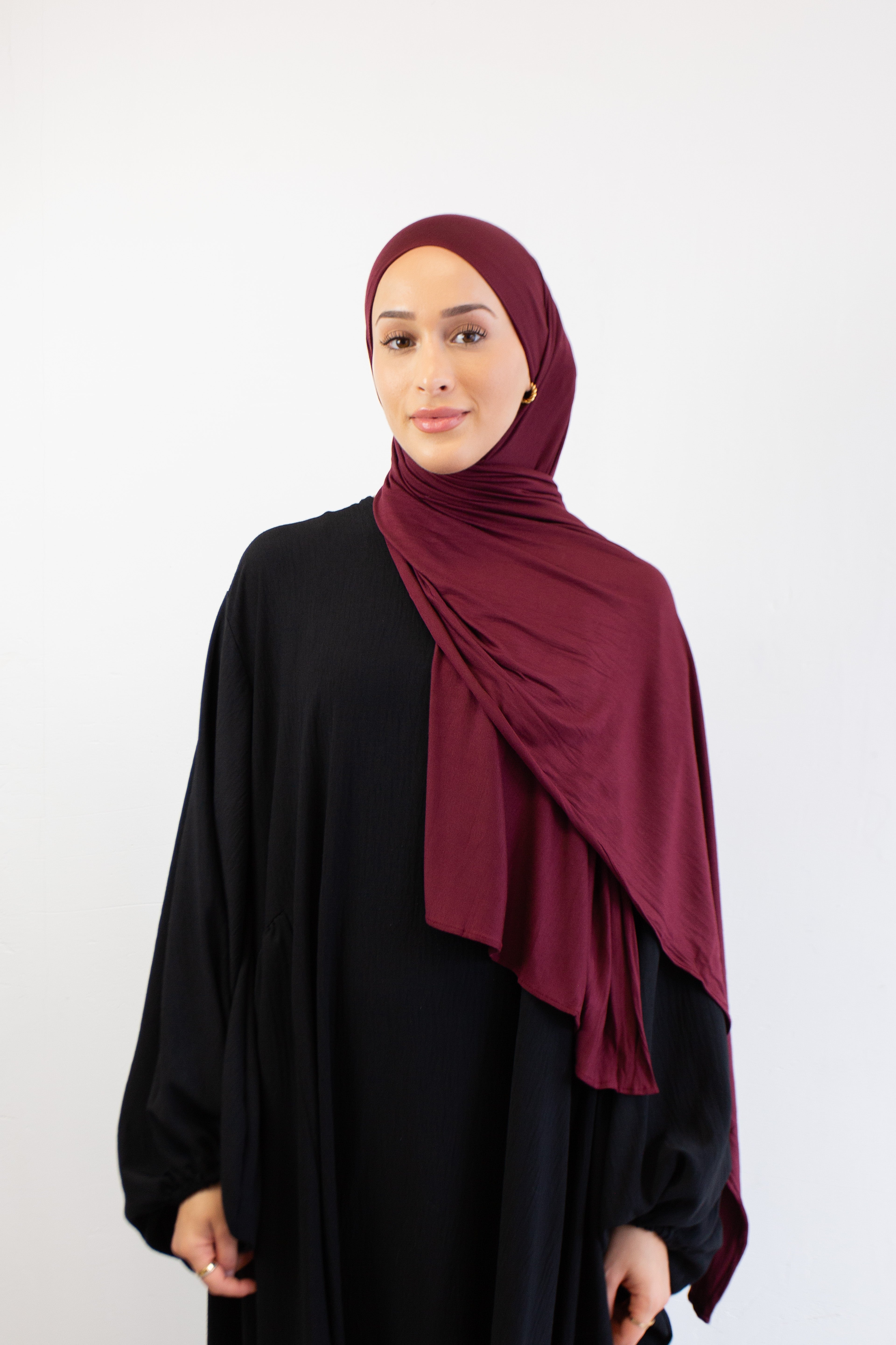 PREMIUM JERSEY HIJAB BORDEAUX