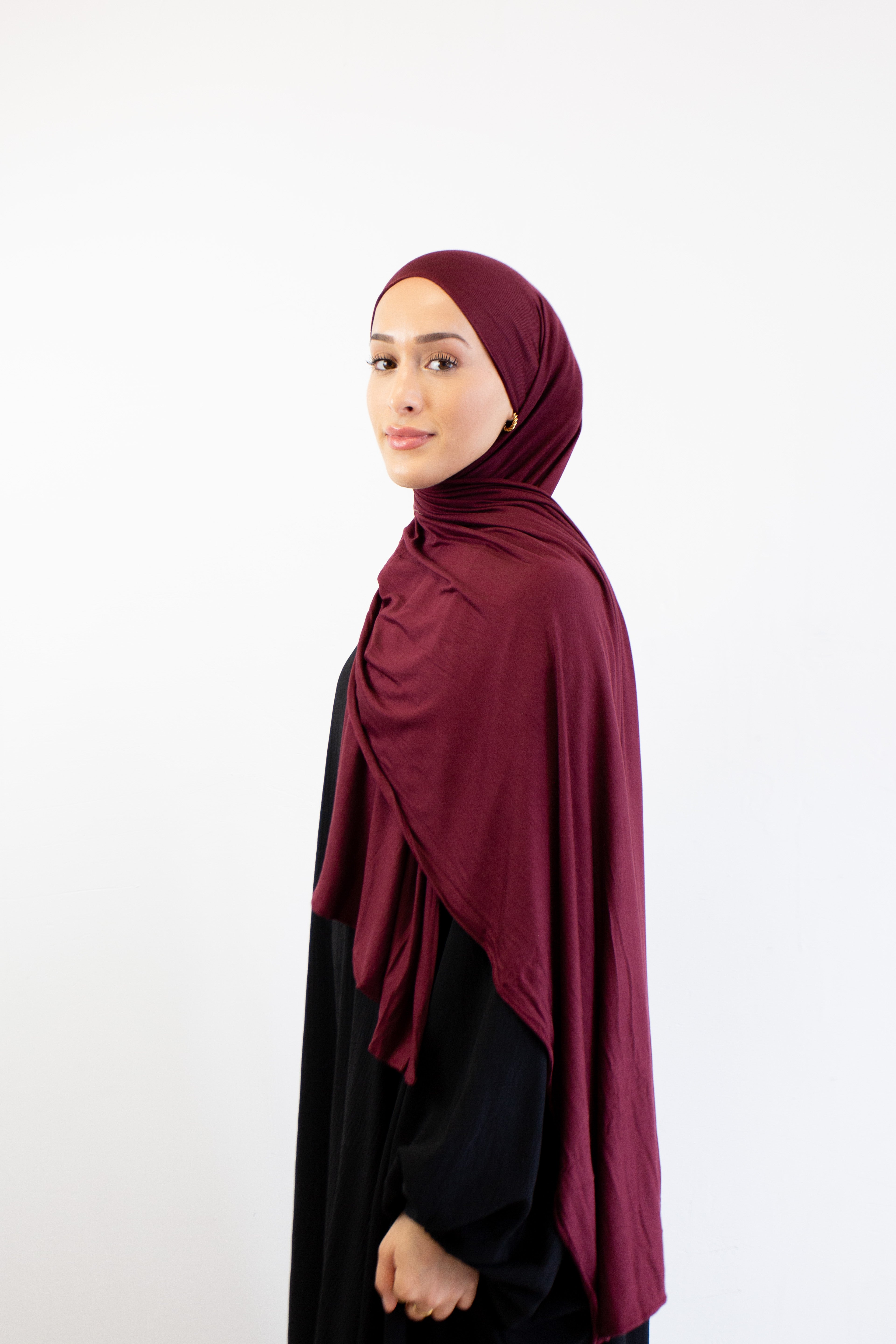 PREMIUM JERSEY HIJAB BORDEAUX