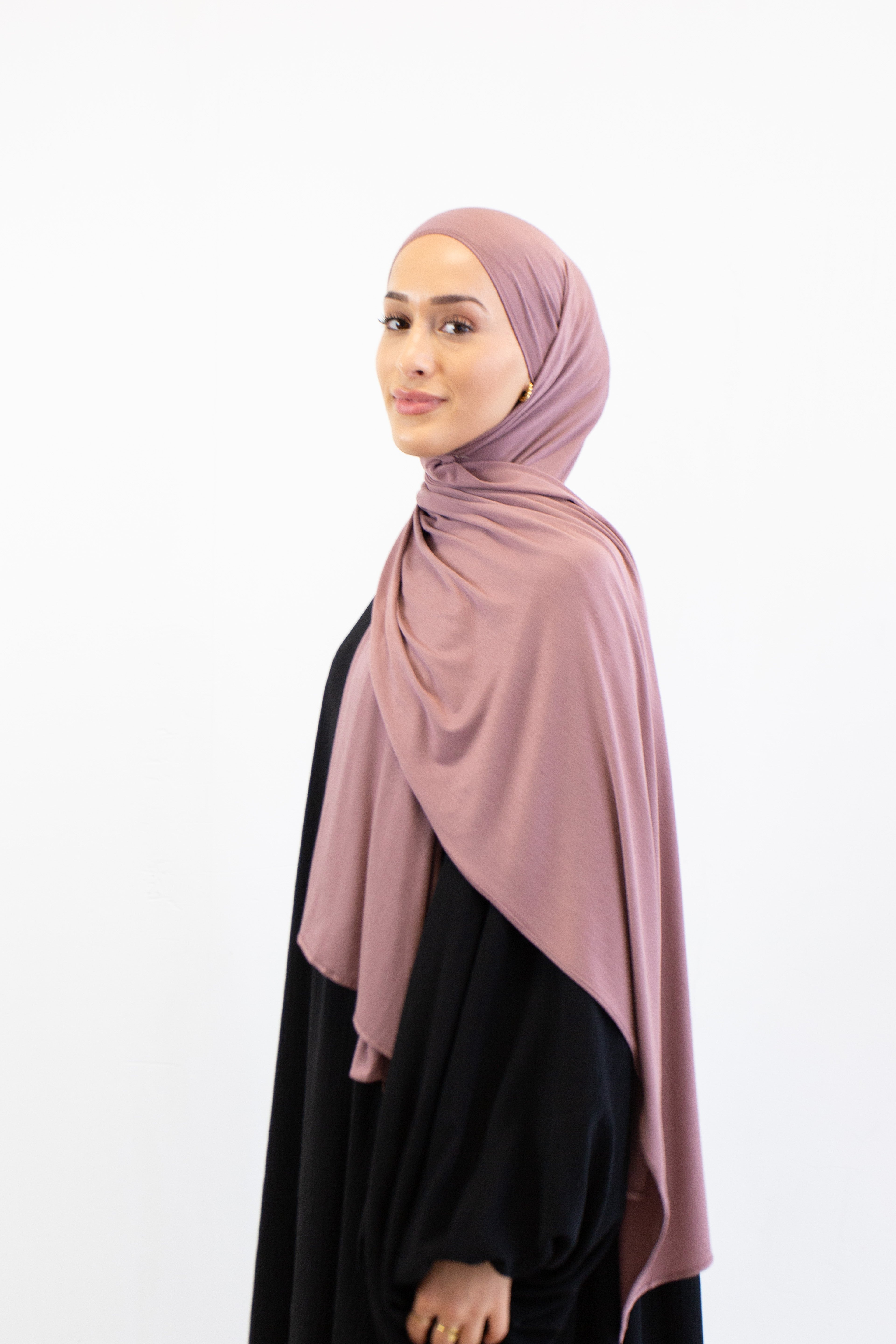 PREMIUM JERSEY HIJAB DUSTY ROSE