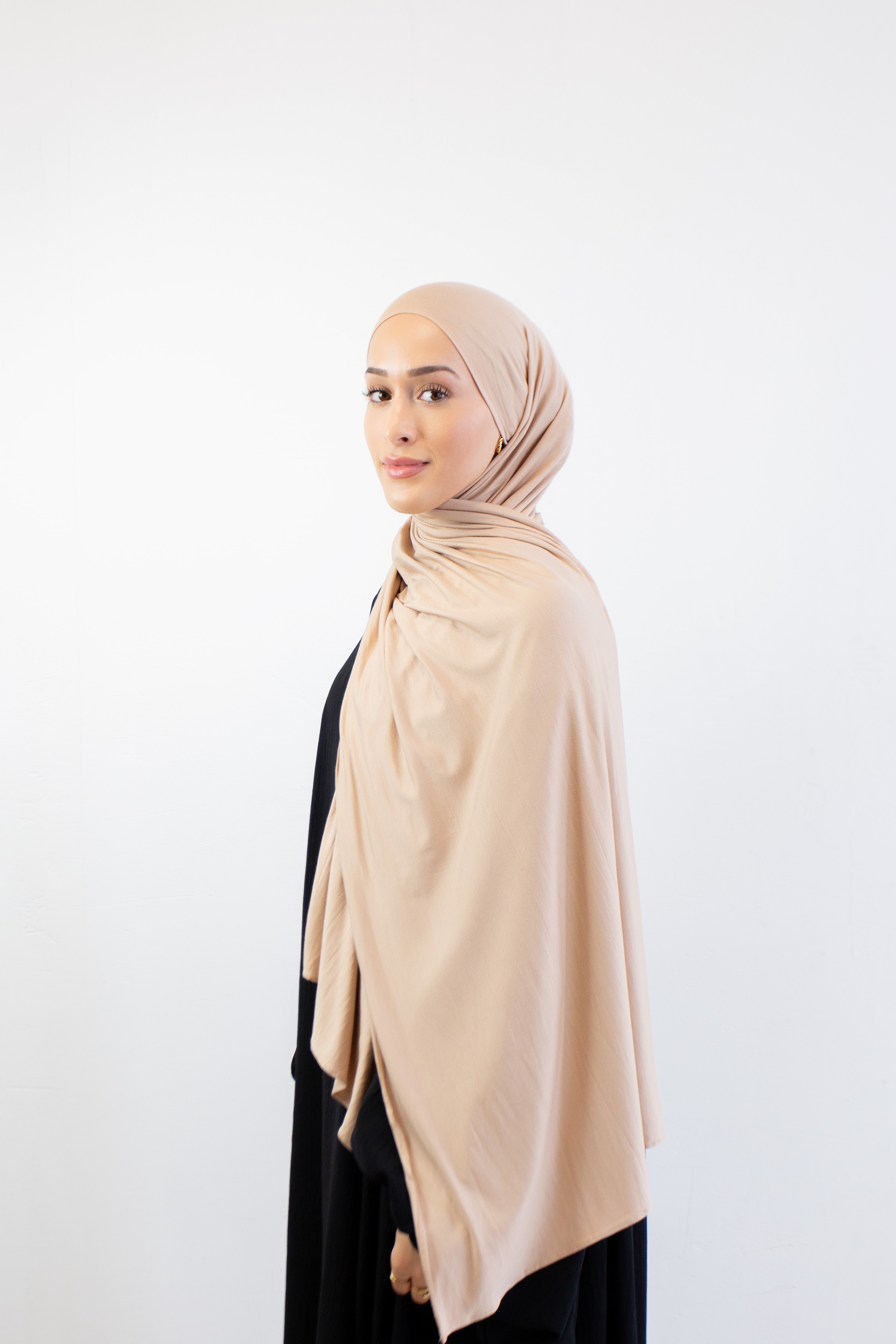 PREMIUM JERSEY HIJAB LIGHT KARAMELL