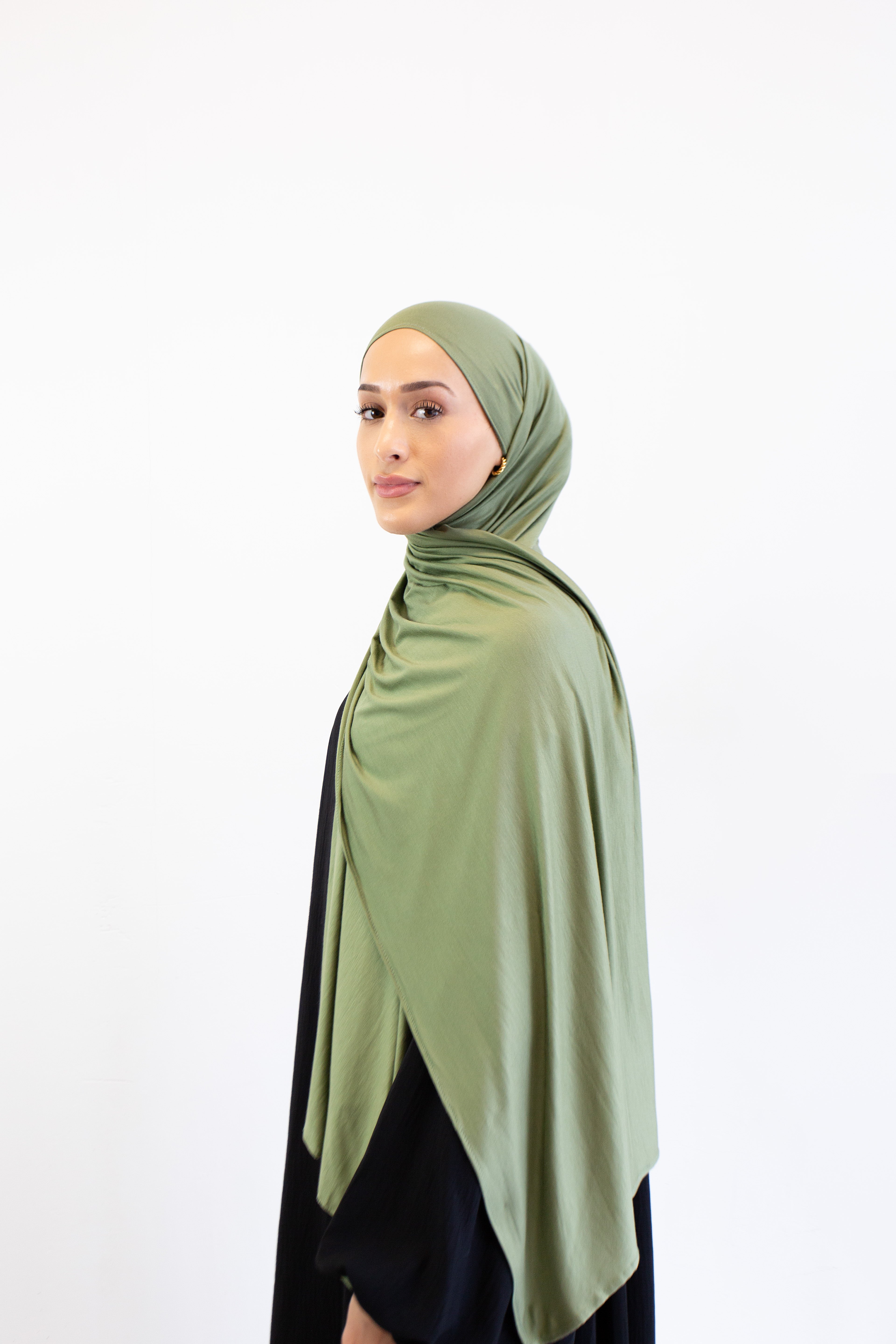 PREMIUM JERSEY HIJAB OLIVE