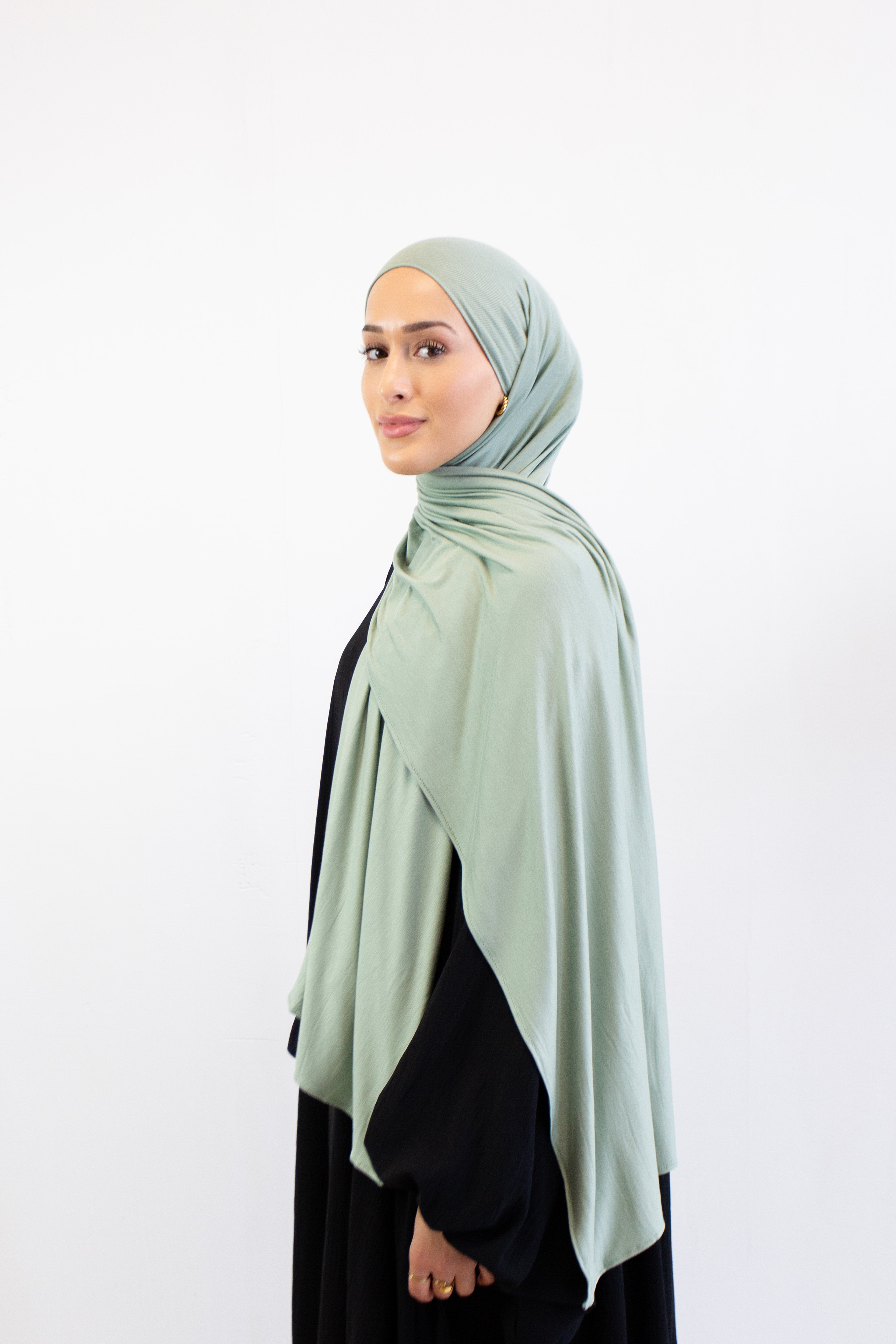 PREMIUM JERSEY HIJAB PASTELLGRÜN