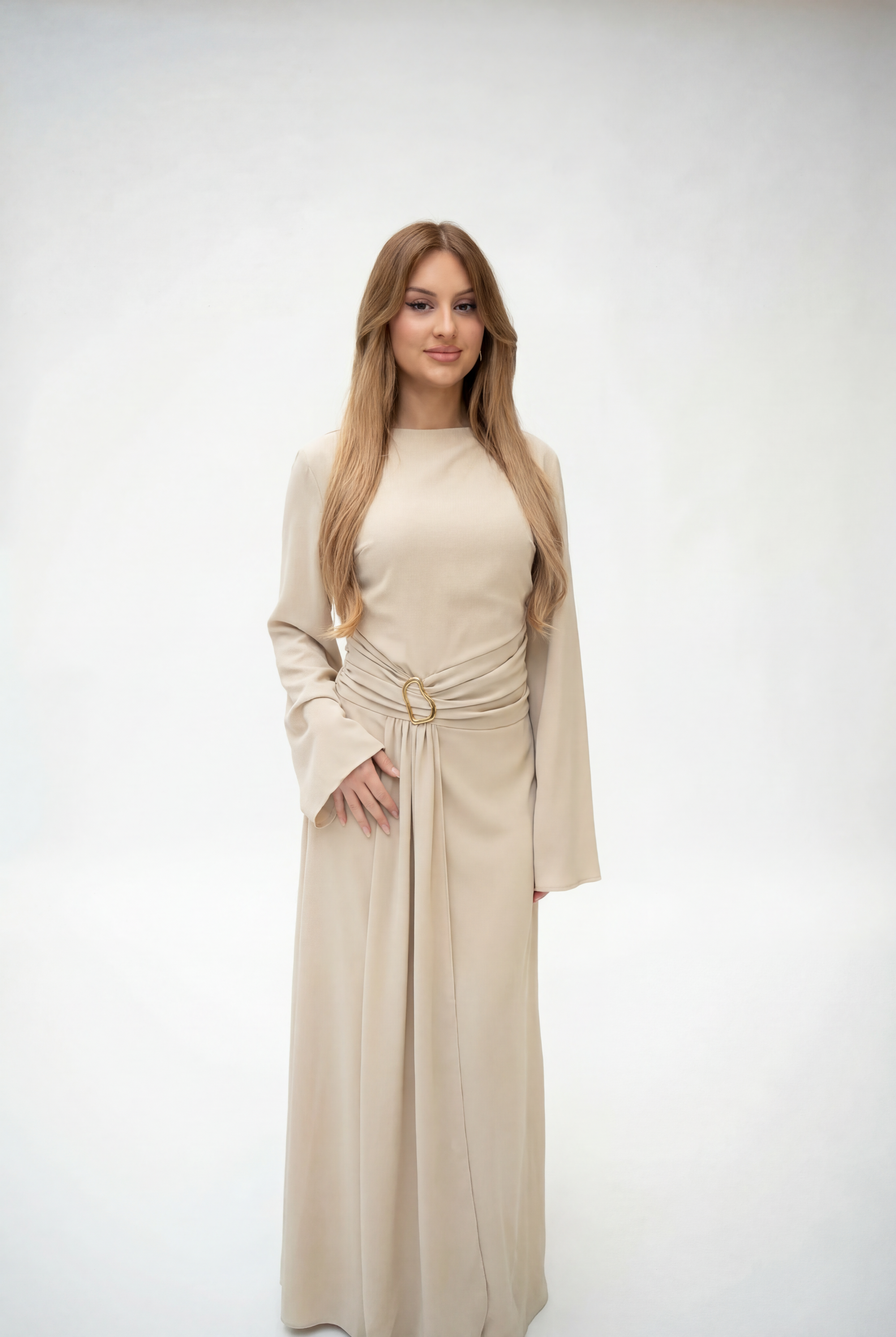 Royal Drape Abendkleid